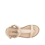 Sandalias flats Tammy para niña color nude