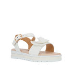 Sandalias flats Dilia para infante color blanco