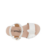 Sandalias flats Dilia para infante color blanco
