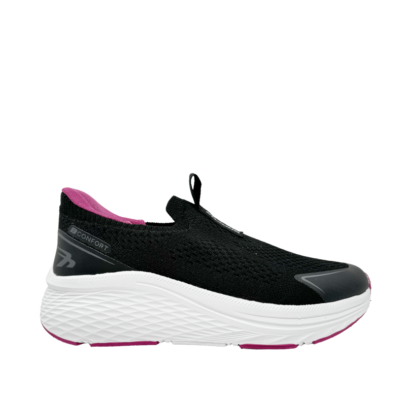 Tennis slip on Max para mujer color negro