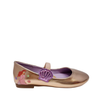 Ballerinas Sirenita para niña color oro rosa