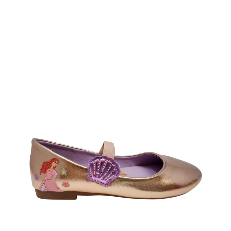 Ballerinas Sirenita para niña color oro rosa