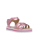 Sandalias flats Dilia para infante color rosado