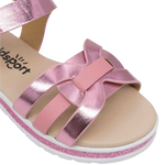 Sandalias flats Dilia para infante color rosado