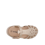 Sandalias flats Allie para infante color dorada