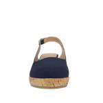 Cuñas Martha para mujer color navy