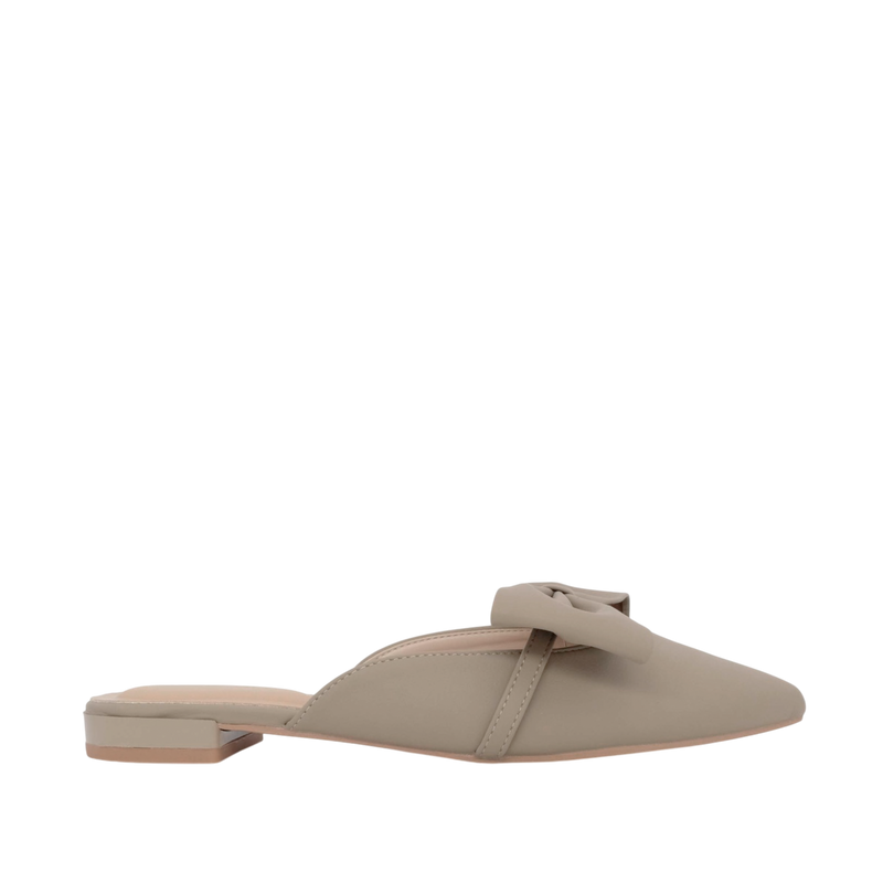 Mules Solene para mujer color taupe