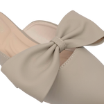 Mules Solene para mujer color taupe