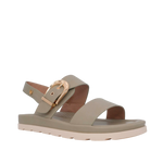 Sandalias flats Abbey para mujer color verde