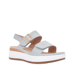 Sandalias de cuña Leila para mujer color gris