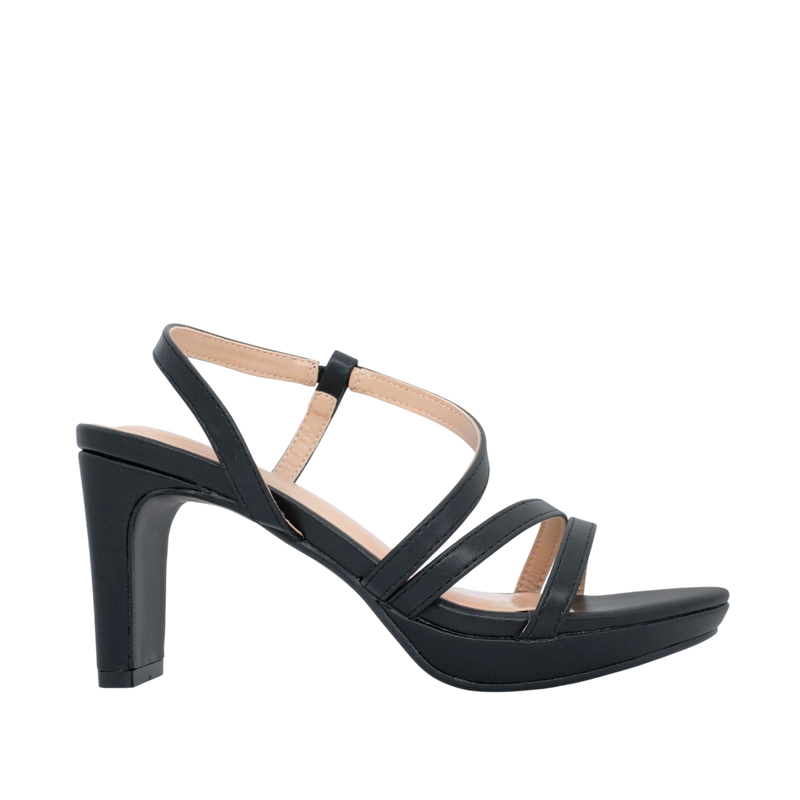 Sandalias de tacón Lara para mujer color negro