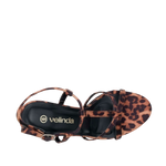 Sandalias de tacón Gala para mujer color animal print