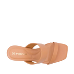 Sandalias de cuña Dasha para mujer color nude