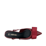 Tacones slingback Gabriela para mujer color vino