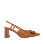 Tacones slingback Gabriela para mujer color café
