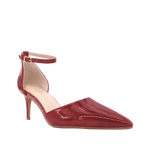 Tacones Claudia para mujer color vino
