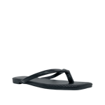 Sandalias flats Solina para mujer color negro