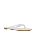 Sandalias flats Solina para mujer color blanco