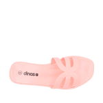 Sandalias flats Sirena para mujer color blush