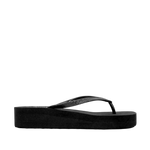 Sandalias flats Milana para mujer color negro