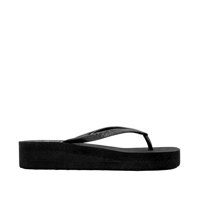 Sandalias flats Milana para mujer color negro