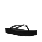 Sandalias flats Milana para mujer color negro