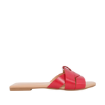 Sandalias flats Marcela para mujer color rojo
