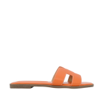 Sandalias flats Lucia para mujer color anaranjado