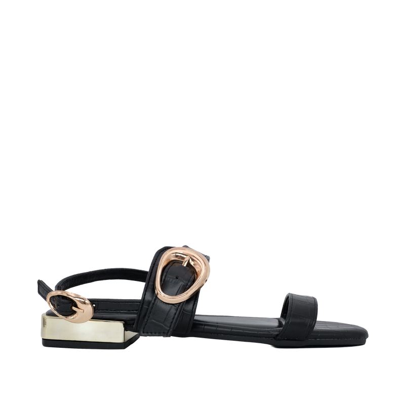Sandalias de tacón Isadora para mujer color negro