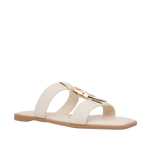 Sandalias flats Ipa para mujer color hueso