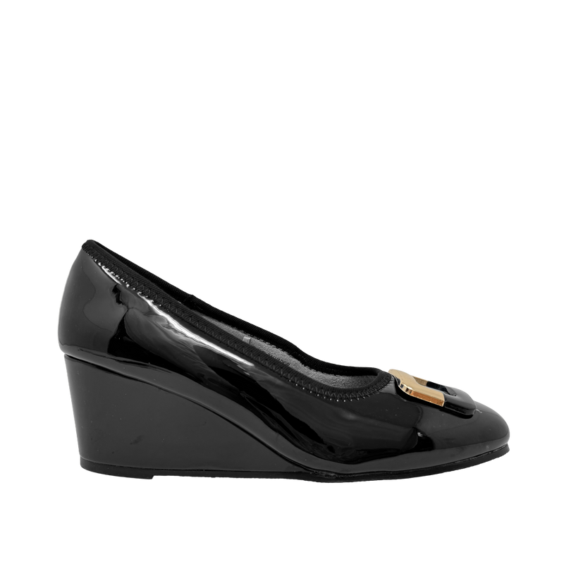 Cuñas Eiza para mujer color negro
