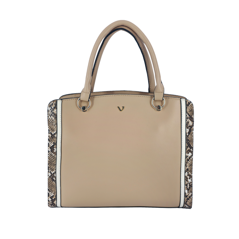 Cartera satchel Noelle para mujer color nude