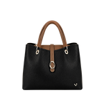 Cartera satchel Olivia para mujer color negro