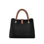 Cartera satchel Olivia para mujer color negro