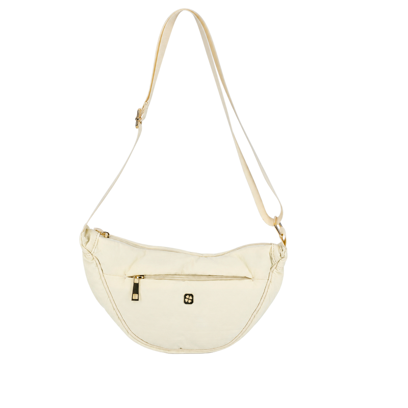 Cangurera Lali para mujer color beige