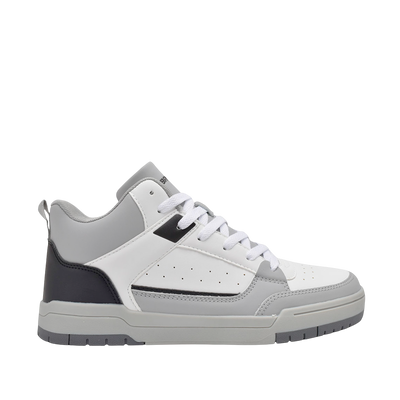 Sneakers tipo botín Drexler para hombre color blanco y gris