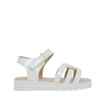 Sandalias flats Dilia para infante color blanco