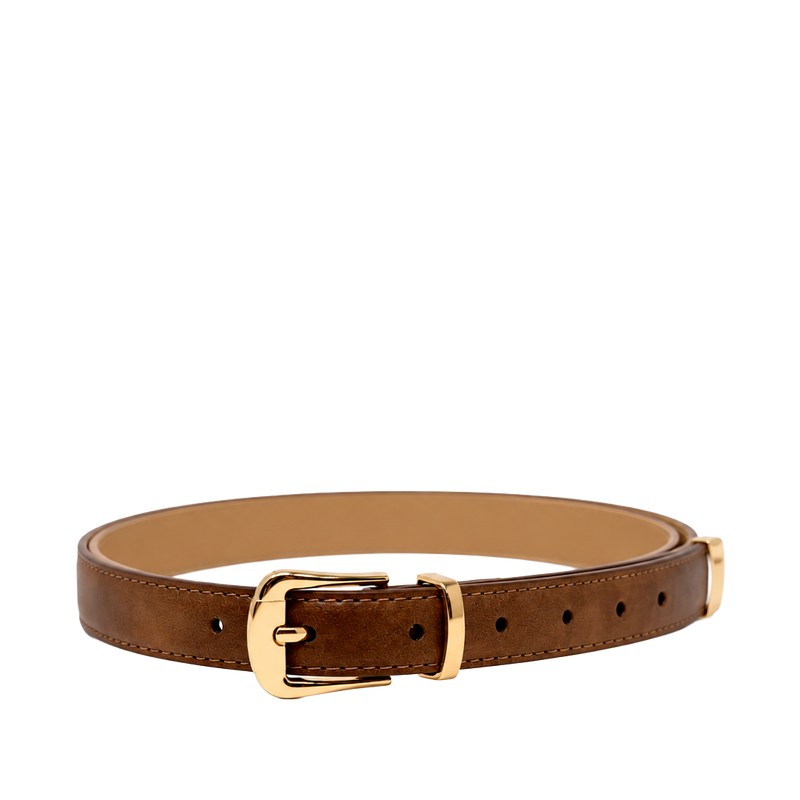 Cinturón Nadine para mujer color tan