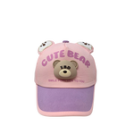 Gorra Osito para niña color rosado