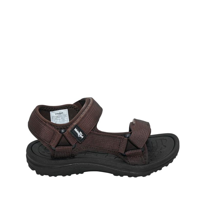 Sandalias flats Manuel para niño color café
