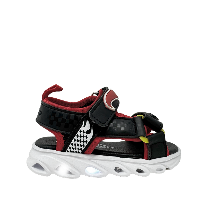 Sandalias Cesar para infante color negro