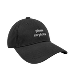 Gorra Nophotos unisex color negro