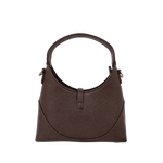 Cartera satchel Sabrina para mujer color chocolate