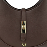 Cartera satchel Sabrina para mujer color chocolate