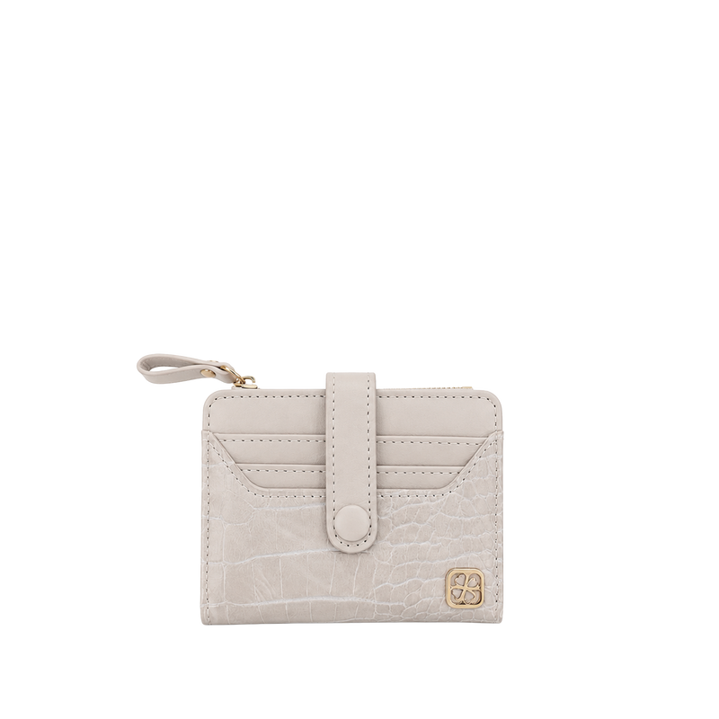 Billetera Libby para mujer color hueso