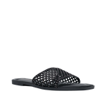 Sandalias flats Alma para mujer color negro