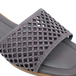 Sandalias flats Alma para mujer color gris