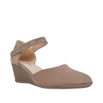 Cuñas Amelia para mujer color taupe