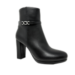 Botínes de tacón Camille para mujer color negro