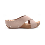 Sandalias Mimi Mir beige para Mujer